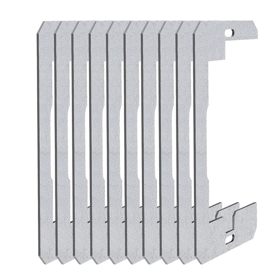 10pcs Metal Receptacle Shims Flush Fit Outlet Leveler Plates Simple Install for Perfectly Aligned Electrical Fixtures