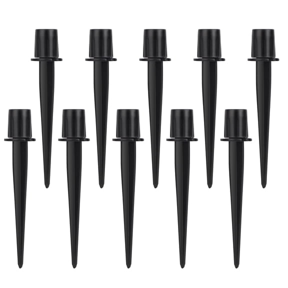 10pcs Aluminium Alloy Replacement Stakes, EEEkit Outdoor Garden Solar Light Spikes for Yard Path Lawn
