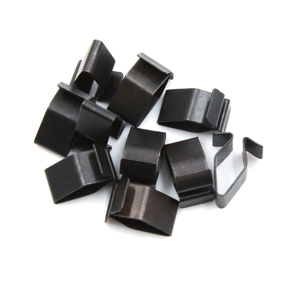 10pcs Metal Retainer Car Console Dashboard  Trim Clip 13mm x 17mm