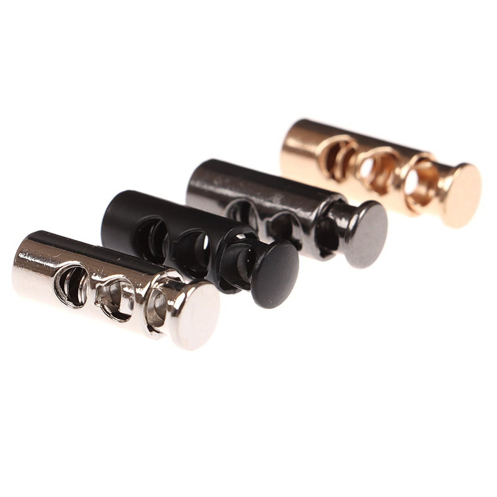 Drawstring Metal Lock 10pcs Metal Stoppers Toggle Cord Locks Drawstring lock DIY Apparel ...