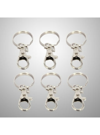 Segauin 100-Piece Premium Swivel Snap Hooks with Key Rings,Metal