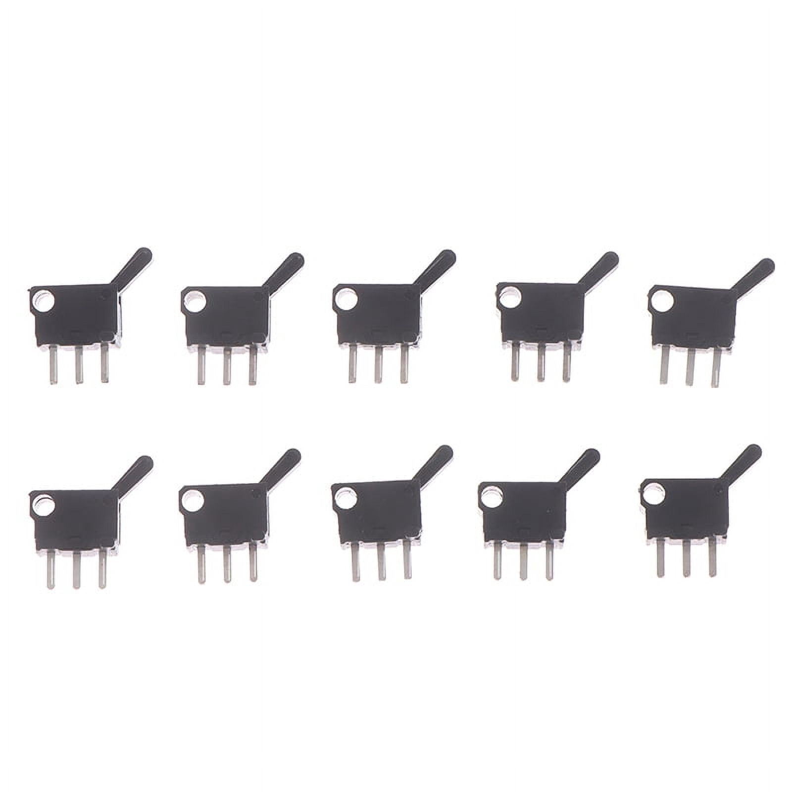 10pcs Micro Switches Miniature Small Limit Travel Switch with Hole ...
