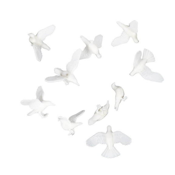 10pcs Mini Animal Bird Model Miniature Decor L