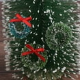 thumbnail image 1 of 10pcs Mini Christmas Wreaths Miniature Garden Home Decoration Dollhouse Decor, 1 of 8