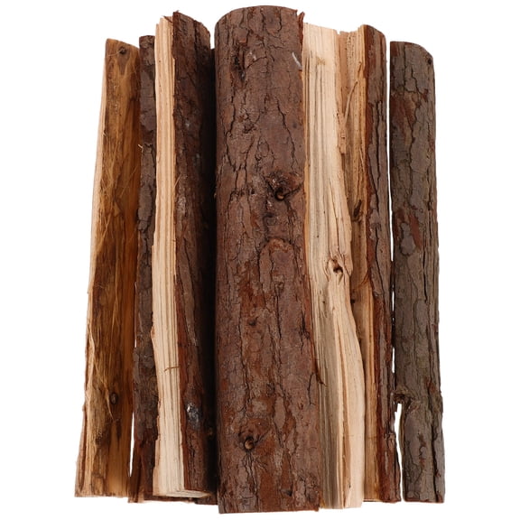 10pcs Mini Firewood Decorative Logs - Dried Logs for Gardening and Grilling - Rustic Wood Sticks for Display - Garden Fire Pit Wood Blocks