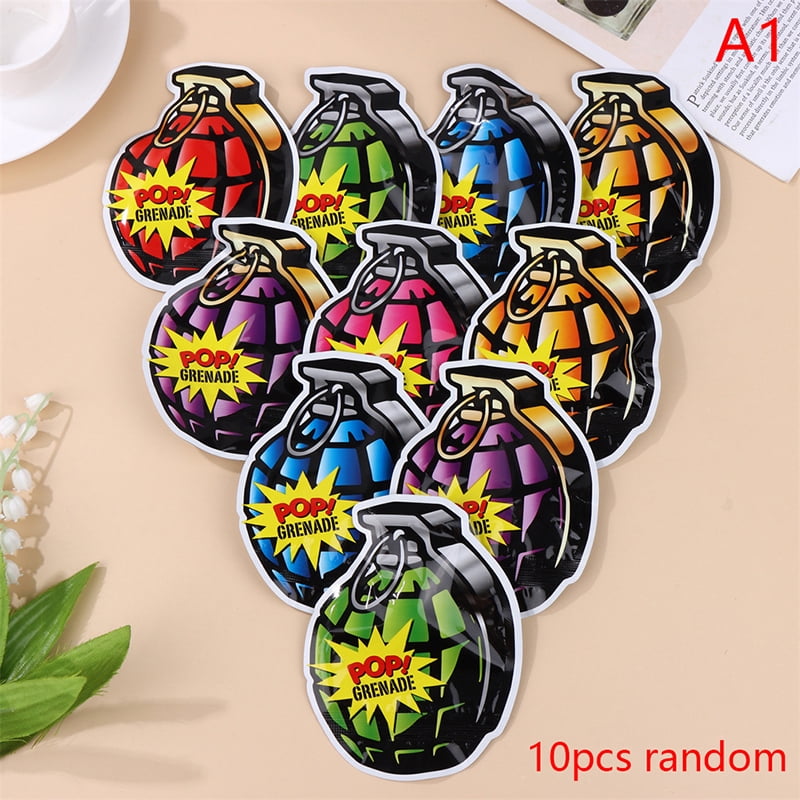 10pcs Mini Funny Toy Grenade Bag Fool Toy Novelty Prank Scary Spoof Toys Simulator