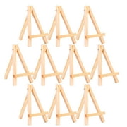 10pcs Mini Wooden Easel 5" Tabletop Stand for Crafts & Photos