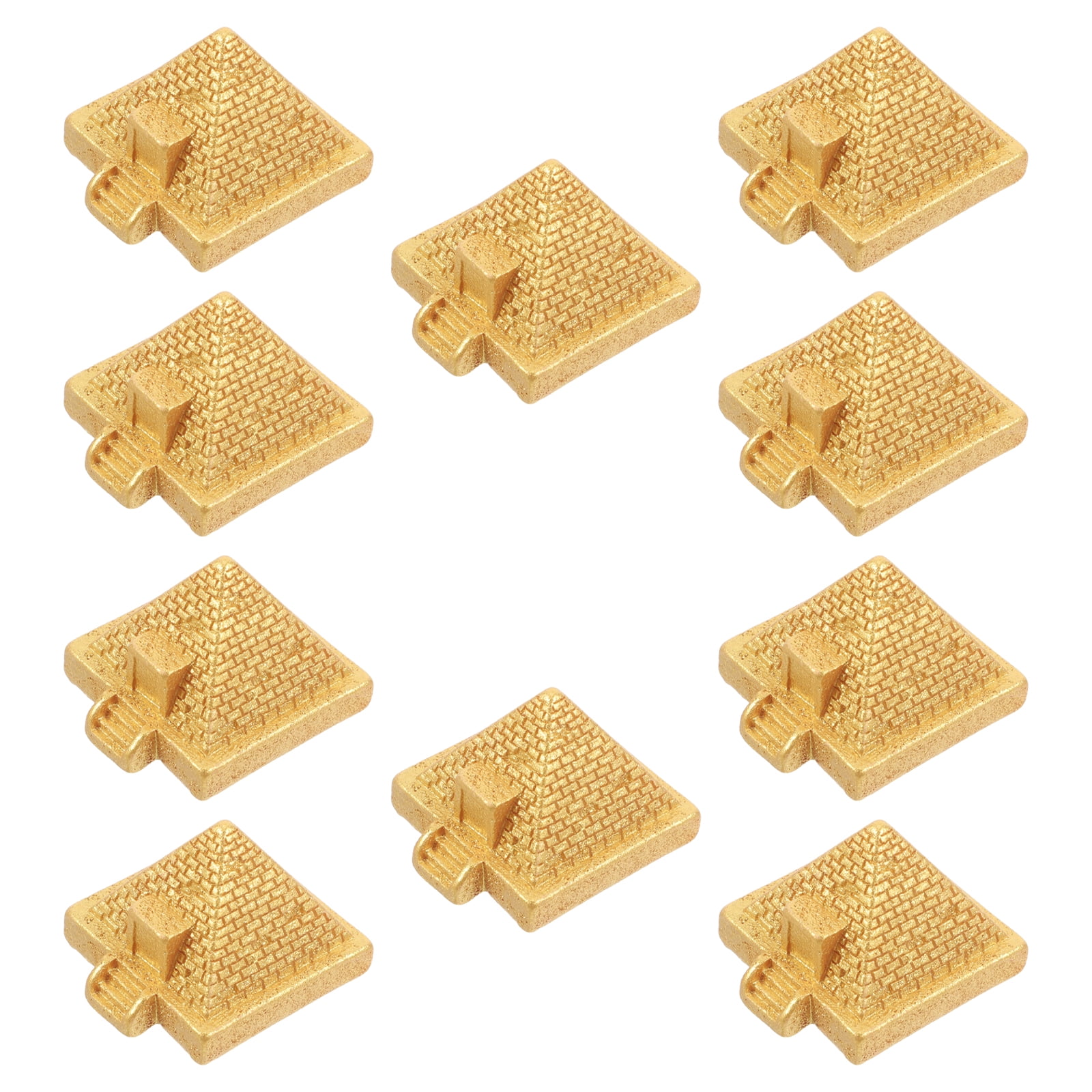 10pcs Miniature Ancient Egypt Pyramid Figurine Resin Pyramid Sand Table ...