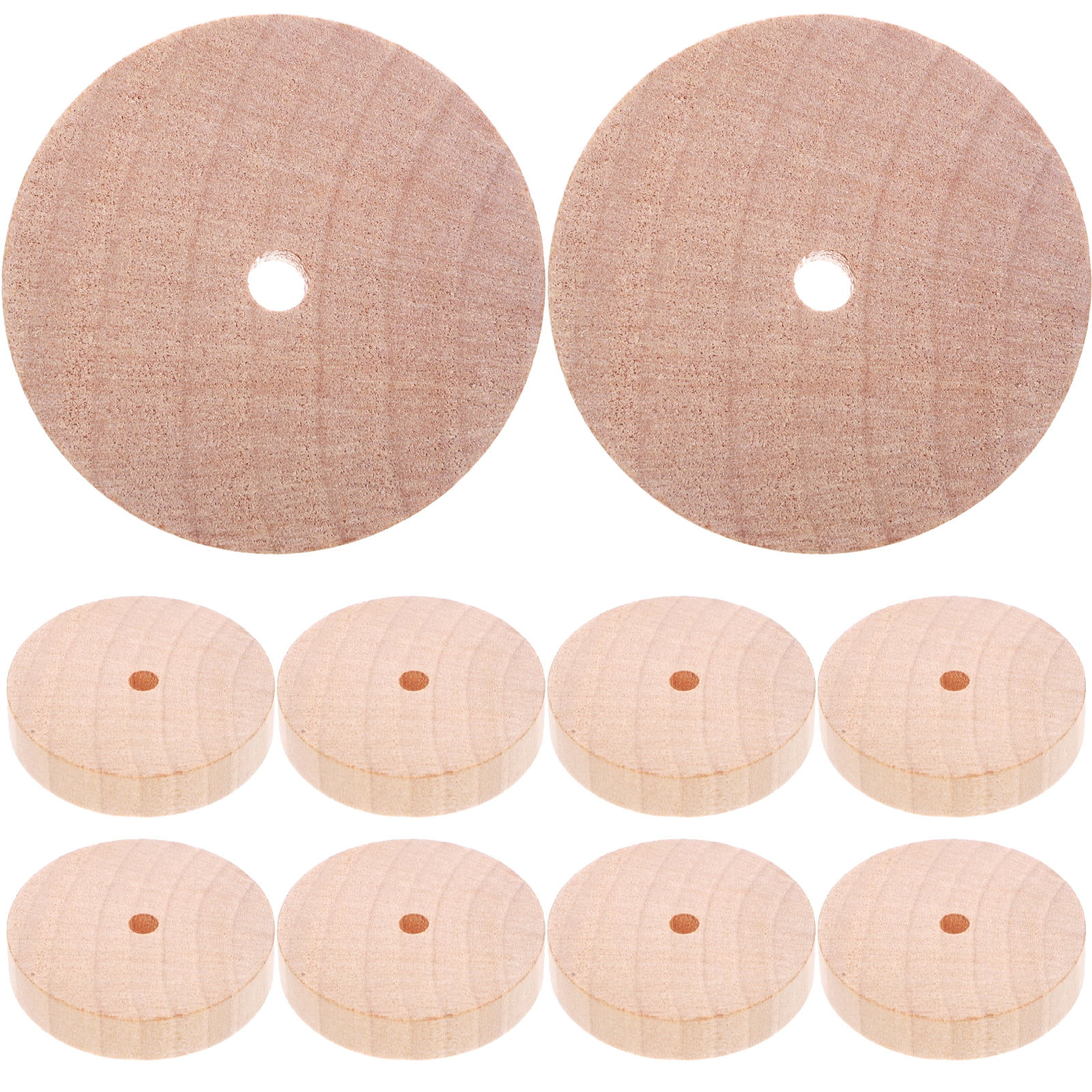 10pcs Miniature Wooden Car Wheels Small Wooden Wheels Wooden Craft