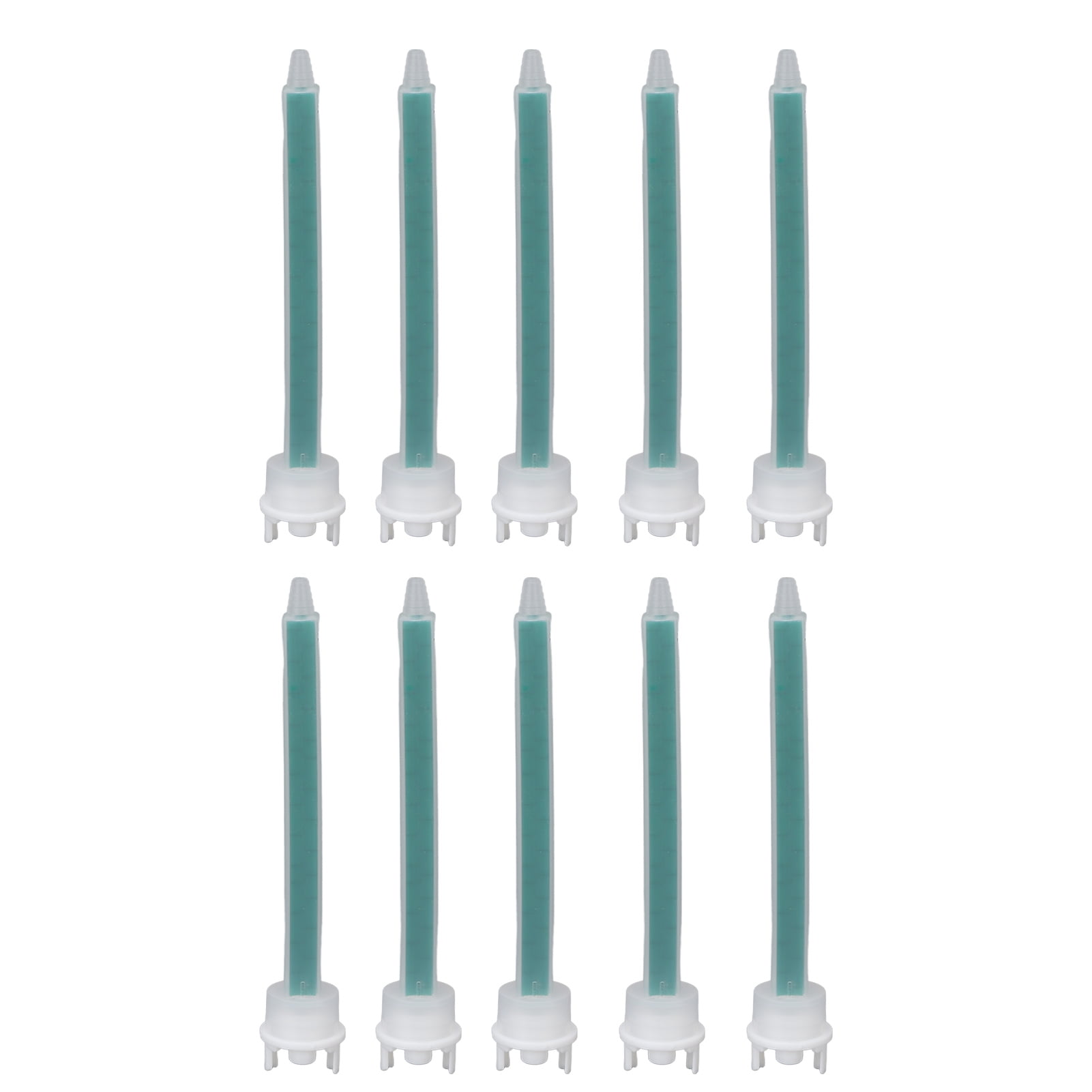 10pcs Mixing Nozzles Plastic Prevent Blocking Adhesive Glue Mixing