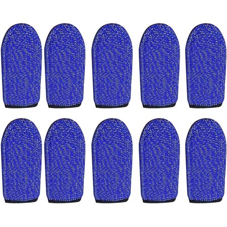 10pcs Mobile Game Finger Sleeve, Mobile Gaming Controller Finger Sleeve Non Slip Sweatproof Breathable Touching Screen Finger Cover for Playing Games