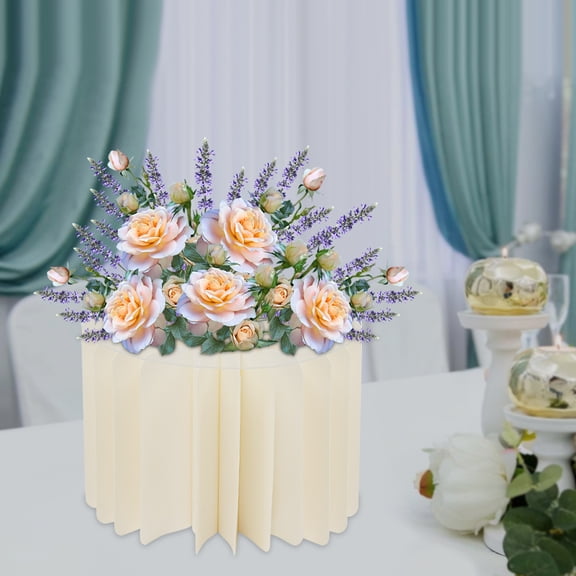 10pcs Modern Free Standing PVC & Cardboard Display Columns for Graduation Banquet Store Opening Decoration