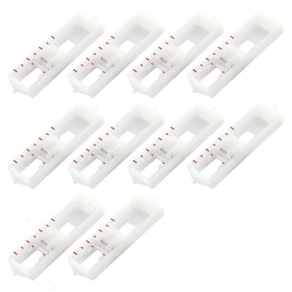 10pcs Multi Function Electric Buttonhole Presser Foot Enhancing Sewing Efficiency For Home And Craft Enthusiasts
