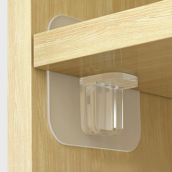PENIKOKO 10Pcs Clear Plastic Shelf Support Pegs for Homeowners and Craftsmen in Furniture Connection