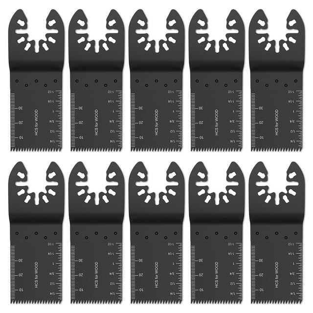 110 PCS Oscillating Tool Blade Titanium Oscillating Saw Blades Professional Japanese Teeth Multitool Blades Quick Release Saw Blades Kits Compatible