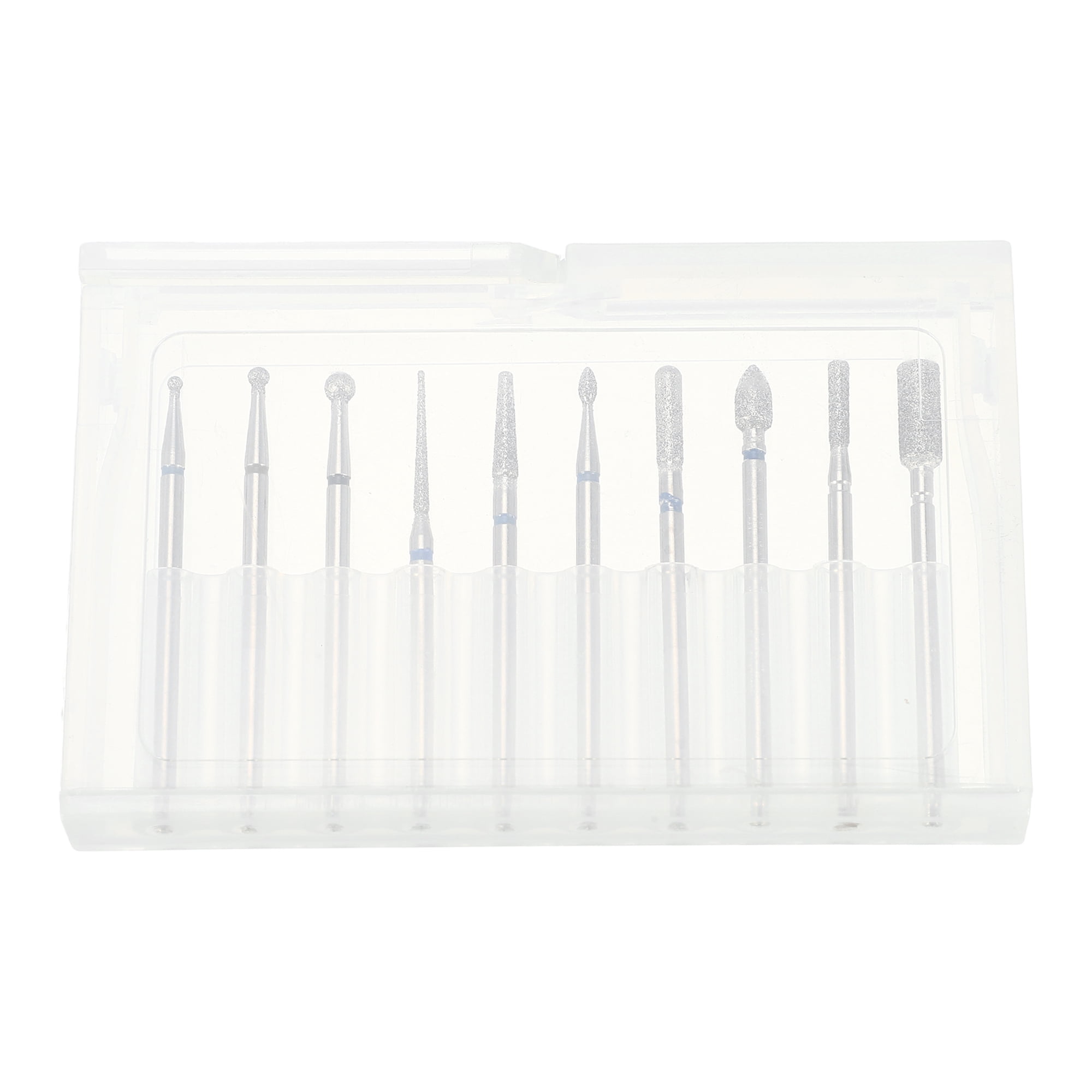 Toenail Router Bit 10pcs Nail Drill Bits Set for Home Beauty Manicure Pedicure Shapen ...