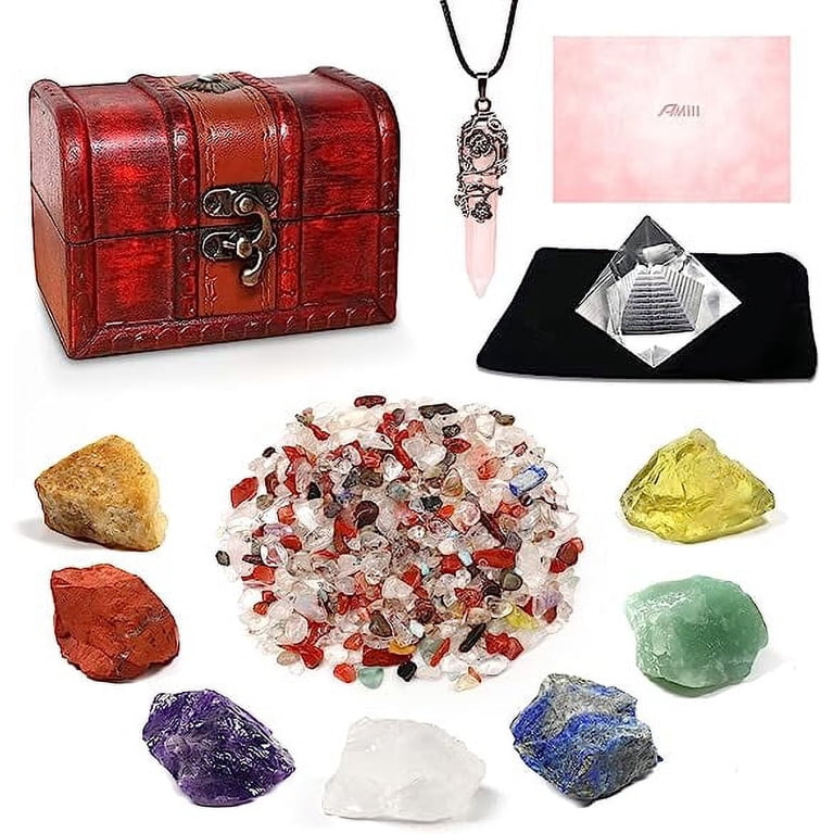 Healing Chakra Stone Amethyst 50g Natural Amethyst Crystal Cluster – Healing, Chakra, Reiki Stone In Presentation Box Reiki Meditation Crystal Unpolished - Foto 9