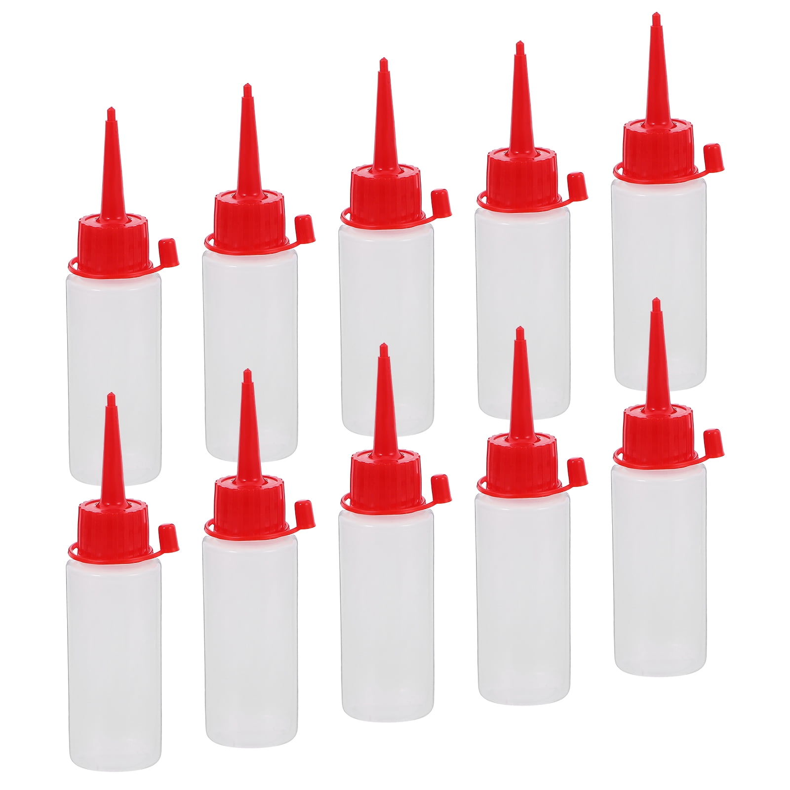 Hegebeck Plastic Squeeze Bottles - 150 Ml With Needle Tip, 3 Pack For Glue, Paint & Crafts - View #6