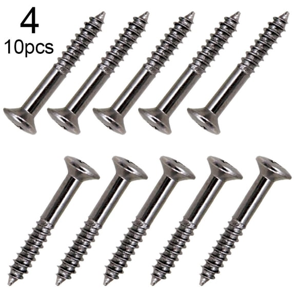 10pcs New For Eelectric Guitar Frame Screws 2.5*18mm Mounting Frame Screw Ring Screws Electric Guitar Pickup Humbucker Pickup 4
