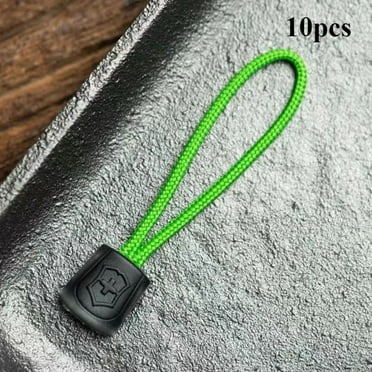 10pcs New High Quality Anti- Loss Tab Replacement Clip Suitcase Tent Backpack Broken Buckle Fixer Zip Cord Puller End Fit Rope Tag Zipper Pull 6