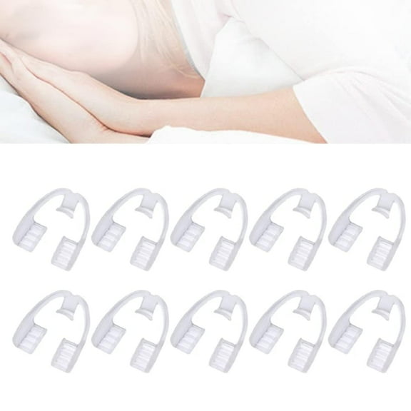 10pcs Night Teeth Guards Sleeping Dental Pads Oral Protection Bite Braces Mouth Dental Guard, Anti-Grinding Braces Night Guards for Teeth Grinding