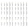 thumbnail image 1 of 10-Pack Plastic Spiral Binding Coils for Notebooks, 30 Holes, Fits A4 and Paper Sizes, Notebook Binding Strips, 1 of 8