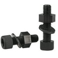 thumbnail image 1 of 10pcs Nylon Black Hexagon Socket Combination Bolt Set M8x60mm, 1 of 5