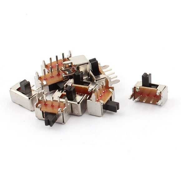 10pcs ON/OFF 2 Position 3 Pin SPDT Right Angle Panel PCB Slide Switch