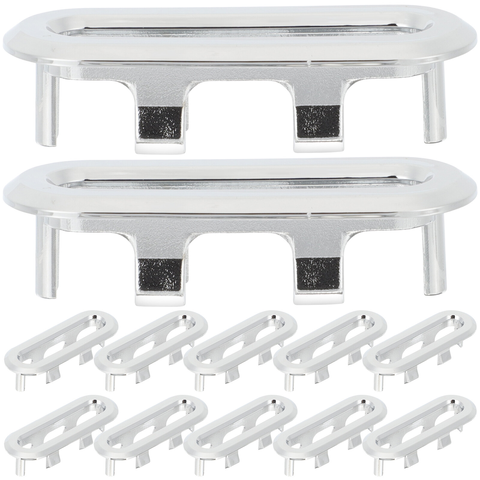 PATIKIL Sink Overflow Ring, 8 Pcs Bathroom Sink Overflow Drain