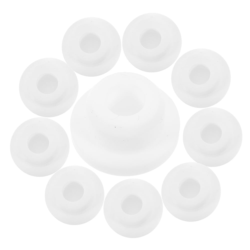 10pcs Overflow Drain Cover For Bathroom Sink And Washbasin Round Sink Overflow Caps Washbasin Overflow Hole Cover For Bathtub