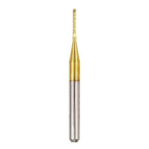 10pcs PCB Milling Cutter 1/8" Shank CNC-Router Bits Corn End Mill for PCB Machine End Mill Engraving Milling Cutter Tool
