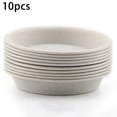 thumbnail image 1 of 10pcs PP Round Succulent Plant Flower Pot Saucer Planter Trays Supplies Decor, 1 of 5