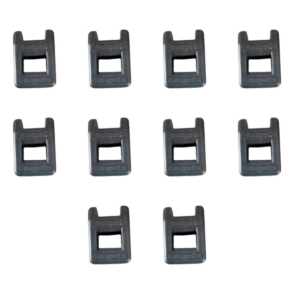10pcs/Pack Small Portable Screwdriver Magnetizer Efficient Demagnetizer Tool for Home and Professional Setting