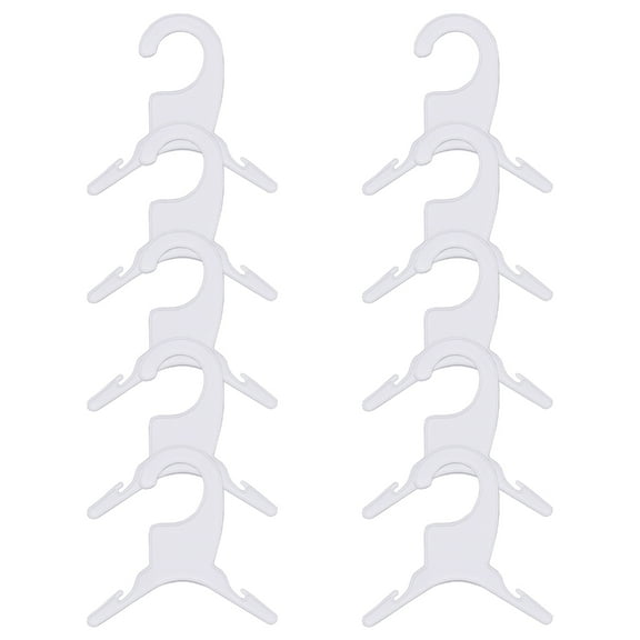 10pcs Pet Clothes Hangers Dog Outfit Display Rack Pet Costume Organizers Home Use