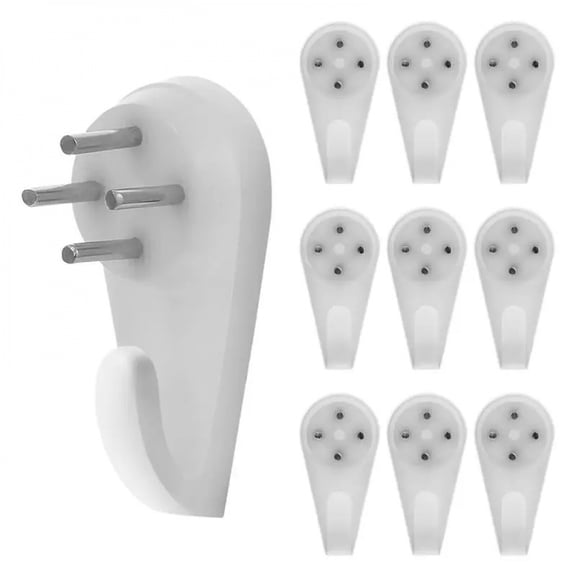 10pcs Photo Frame Hanging Hook Canvas Easel Stand Painting No Trace Photo Frame Nails Wall Concrete Invisible Picture Hangers