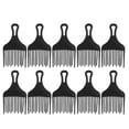10pcs Pick Comb Multipurpose Wide Face Large Tooth Afro Hair Pick for