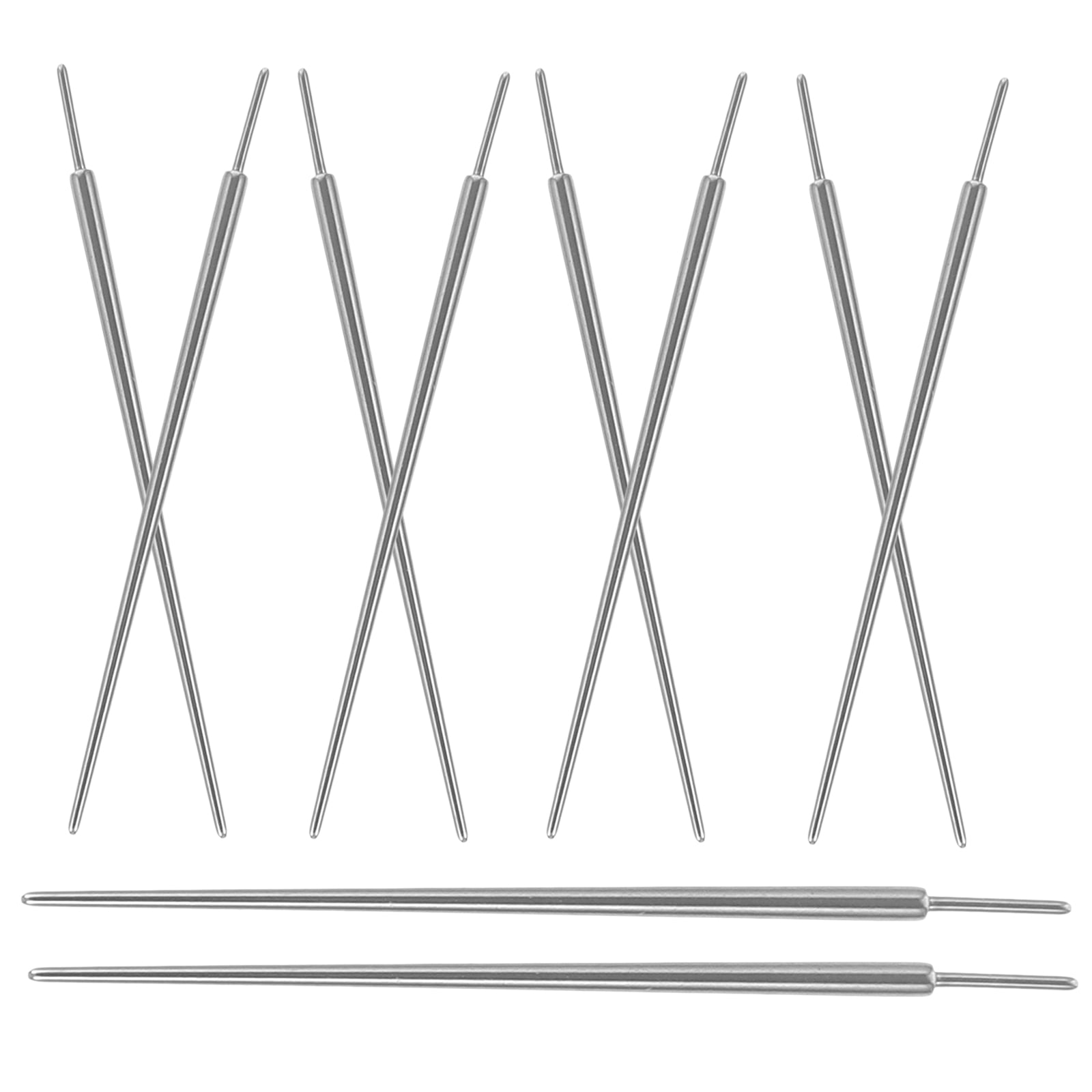 10pcs Piercing Taper Stainless Steel Insertion Pin Cartilage Nose Piercing Tapers