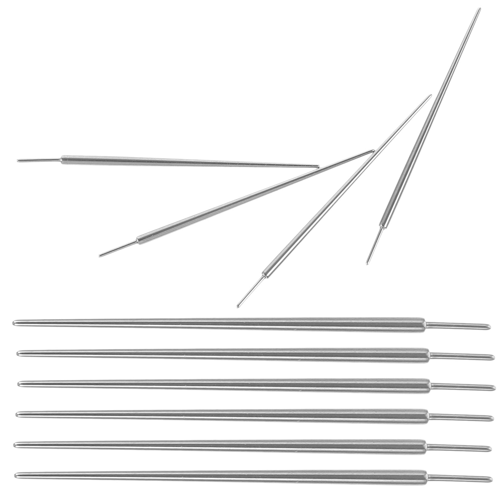 10pcs Piercing Taper Stainless Steel Insertion Pin Cartilage Nose Piercing Tapers