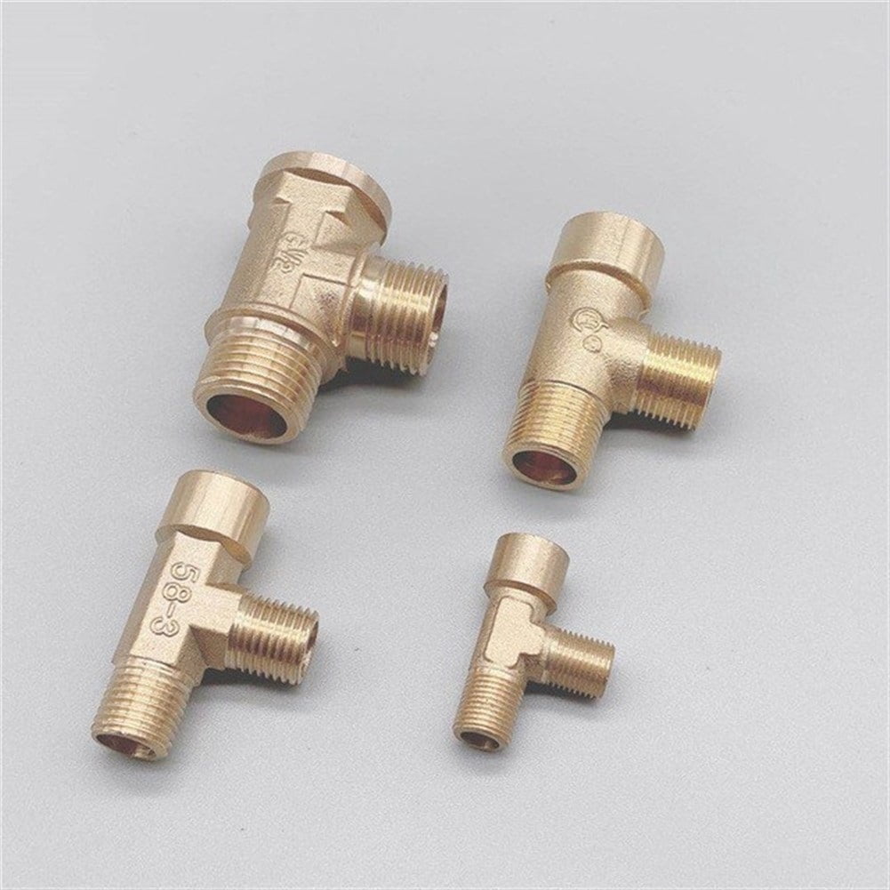 AN4 AN6 AN8 AN10 Male Flare to 1/8 1/4 3/8 1/2 NPT on Side Branch Tee Male Union Hose Tee