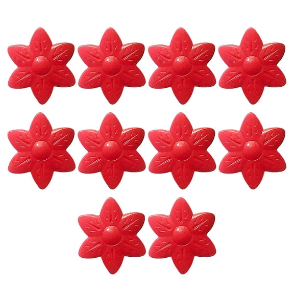 10pcs Plant Climbing Wall Fixture Clips, Plant Fixer Invisible Wall Vines Fixing Clips, Invisible Wall Vines Fixing Clips, for Growing Plants Traction Indoor Outdoor Vines (Red)