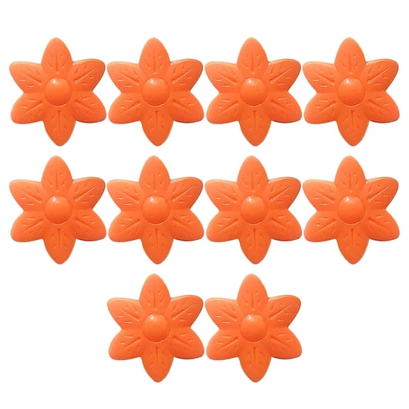 10pcs Plant Climbing Wall Fixture Clips, Plant Fixer Invisible Wall Vines Fixing Clips, Invisible Wall Vines Fixing Clips, for Growing Plants Traction Indoor Outdoor Vines (Orange)