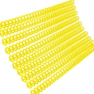 Tineasur Book Binding Rings Assorted Color Spiral Design 6pcs - Walmart.com