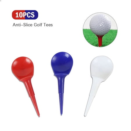 10pcs Plastic Anti-Slice Golf Tees Chair Shaped Tees 85mm Golf Tees Ball Na J WA