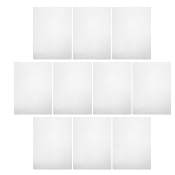 ELAYARD A4 Clear ABS Document Holders for Advertisements and Important Papers, Protective Sleeves
