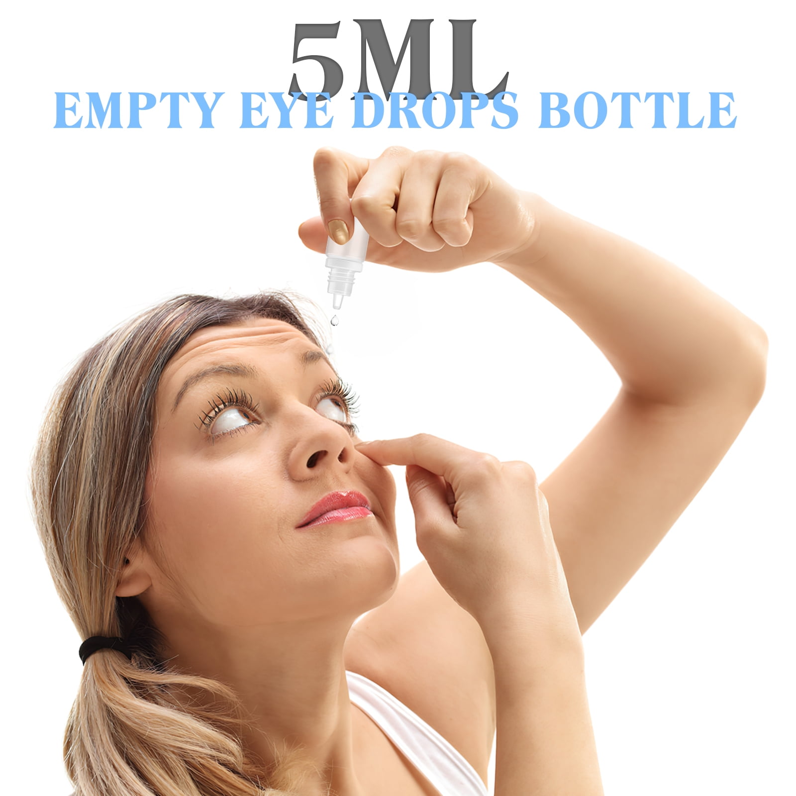 10pcs Plastic Dropper Bottles Eye Dropper Squeeze Liquid Small Bottles