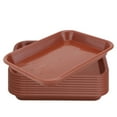 thumbnail image 1 of 10pcs Plastic Flower Pot Tray Flowerpot Base Plate Oblong Plant Pot Tray, 1 of 6