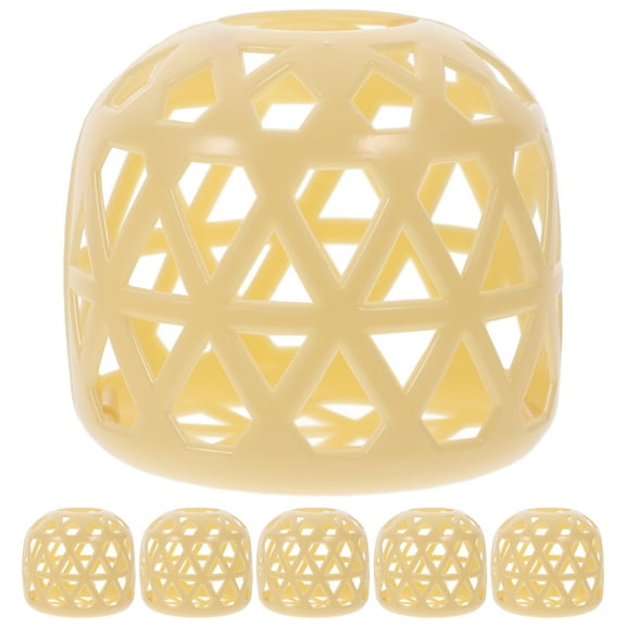 10pcs Mini Plastic Woven Lanterns for DIY Crafting and Decoration Tiny Imitation Lights for Decor and Craft Projects