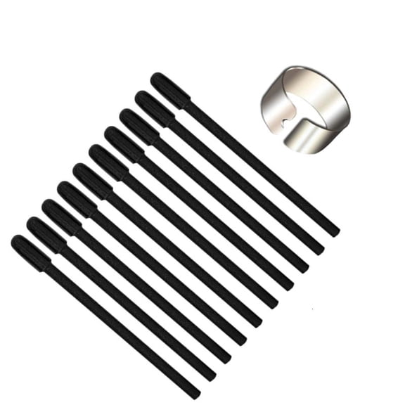 10pcs Plastic Pen Replacement Pen Tips With Clip For Pen 3 PTK470 PTK670 PTK870