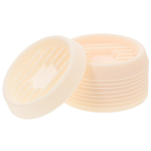 10pcs Plastic Plant Saucers, 4 Inch Round Planter Base Saucer, Indoor Flower Pot Tray, Durable Drip Trays for Plants Size S