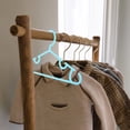 thumbnail image 1 of 10-Pack Small Plastic Clothes Hangers Space-Saving Coat Hangers for Clothing Rack Organization, 1 of 6